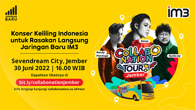 IM3 Gelar Konser Musik Collabonation Tour, Akan Sambangi 50 Kota