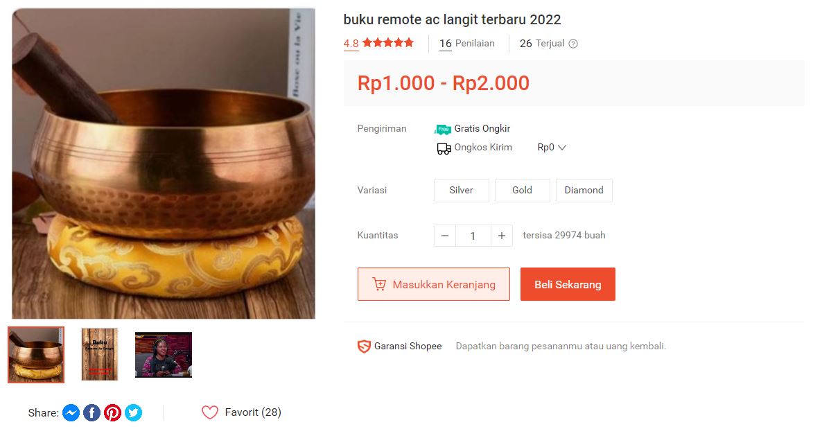 barang absurd yang dijual di online shop