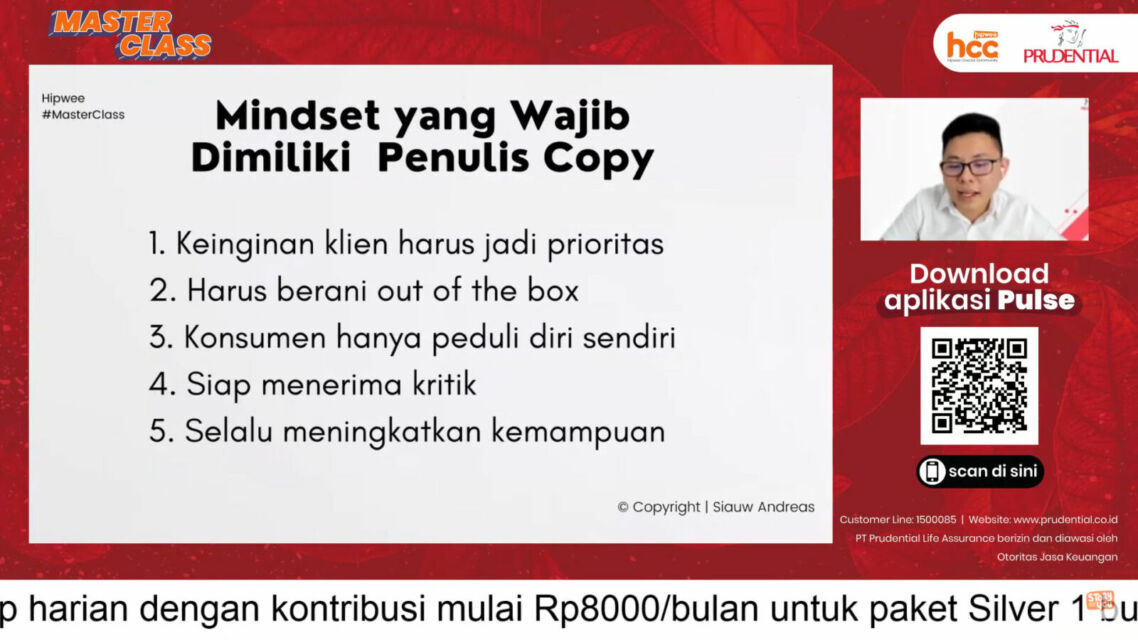 Hipwee Masterclass X Prudential: Mengulik Tips Memulai Karier Penulis di Era Digital