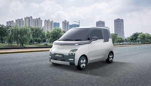 Tampilan Wuling Air ev yang futuristik