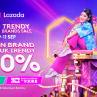 Lazada Traktir Pelanggan dan Bagi Voucher di 9.9 Trendy Brand Sale