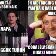 Kumpulan 11 Meme Merespons BBM Naik, Kocak sih tapi kok Bikin Sedih~