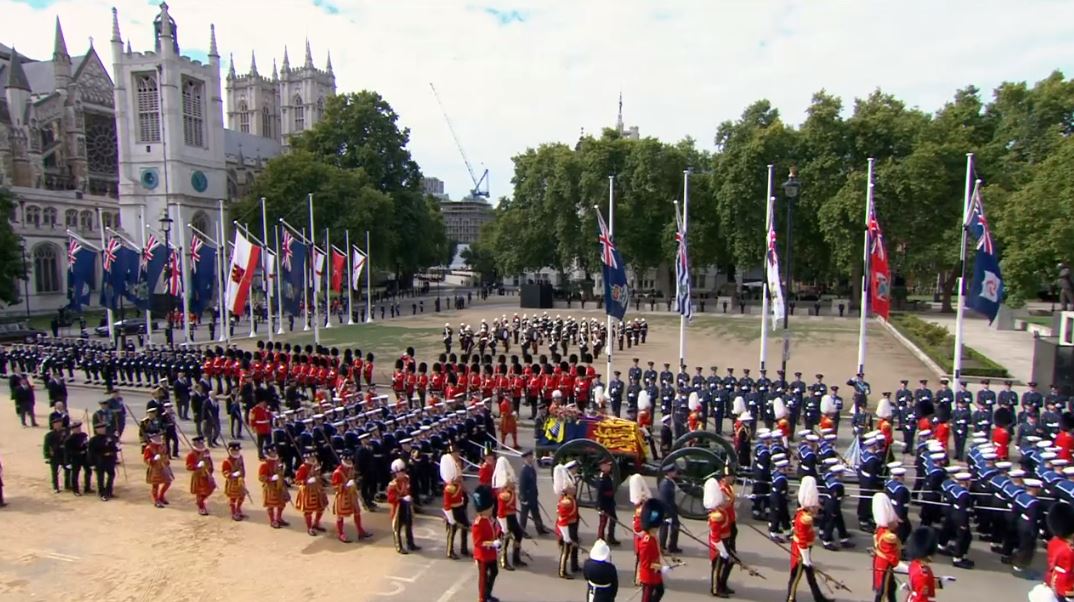 prosesi pemakaman Ratu Elizabeth II