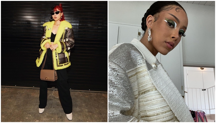 Hadir di New York Fashion Week 2022, Mantel Isyana Sarasvati Dipuji Doja Cat