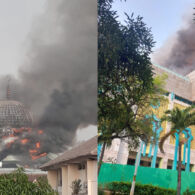 Kronologi dan Penyebab Kubah Masjid Islamic Center Terbakar Hingga Ambruk