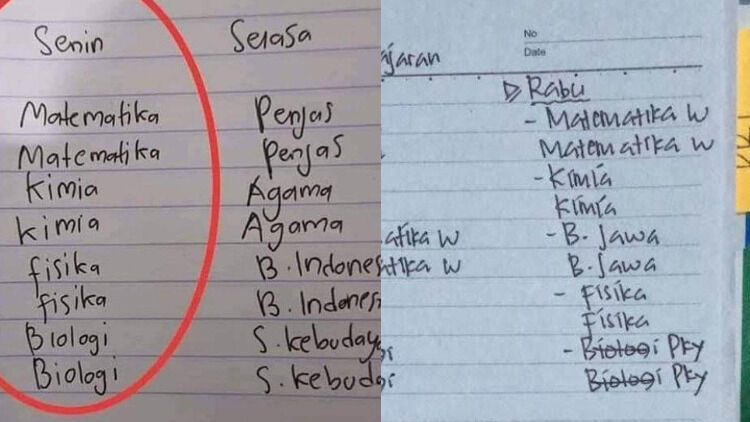 Mengenang Momen Betapa Menggembirakan Melihat Jadwal Pelajaran Sekolah Tanpa Matematika