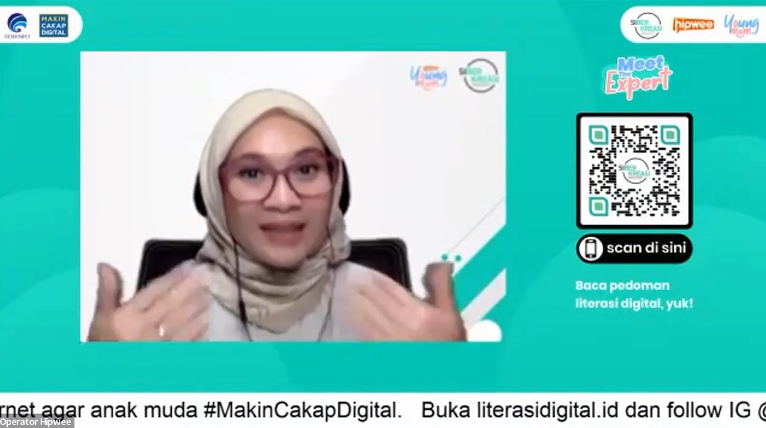 Meet the Expert #MakinCakapDigital Siberkreasi X Hipwee Bahas Peran Ibu Cegah Kecanduan Internet pada Anak