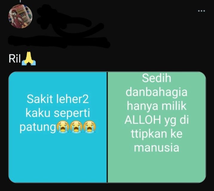 Sambat tapi tetap ikhlas