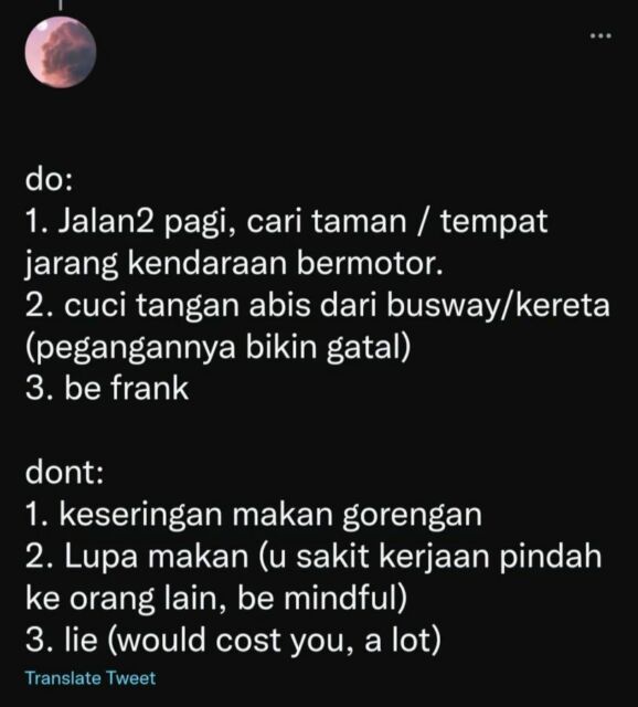 Jangan lupa makan