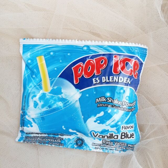 pop ice vanilla blue