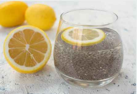 Chia Seeds Lemon Water