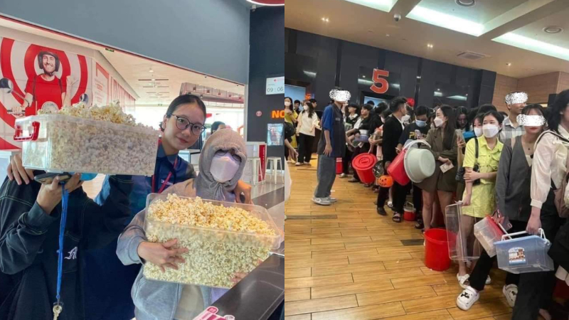 Popcorn gratis di bioskop Vietnam