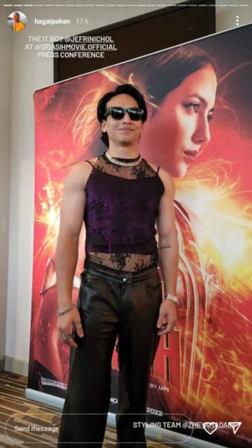 Jefri Nichol di Gala Premiere Sri Asih