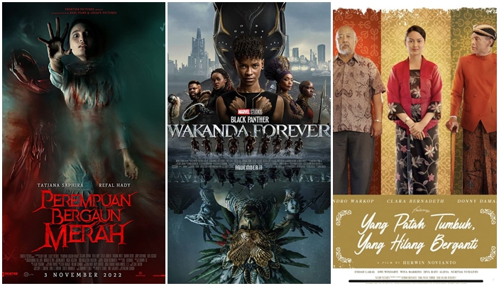 9 Film yang Tayang Selama Bulan November 2022. Komedi sampai Horor, Semuanya Ada!