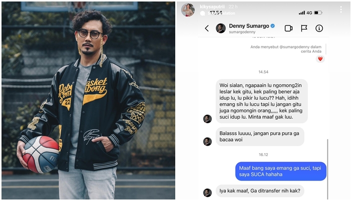 Tiru Fans Leslar yang Hujat Kiky Saputri, Denny Sumargo: Nggak Ditransfer nih Kak?