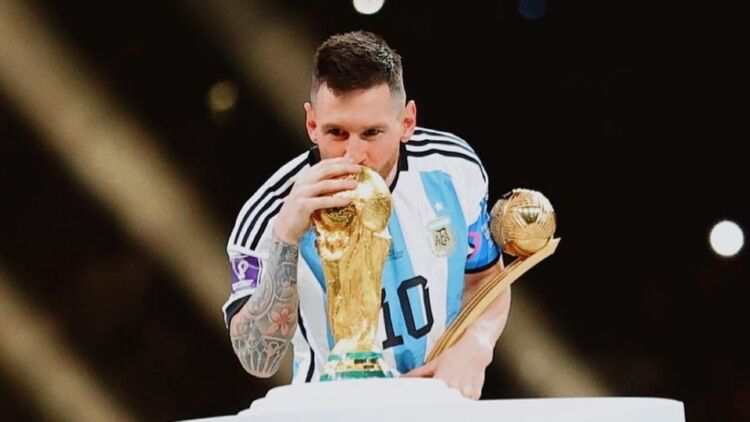 Postingan Piala Dunia Messi Pecahkan Rekor Like Instagram Terbanyak, Kalahkan Foto Telur