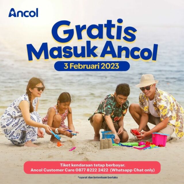 Masuk Ancol Gratis pada 3 Februari 2023, Begini nih Cara dan Ketentuannya