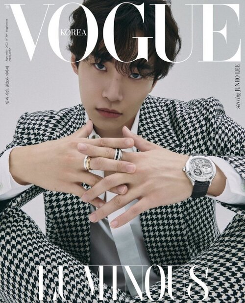 Kover majalah Vogue Korea edisi September 2022 - Junho 2PM Photo by Vogue Korea from Instagram