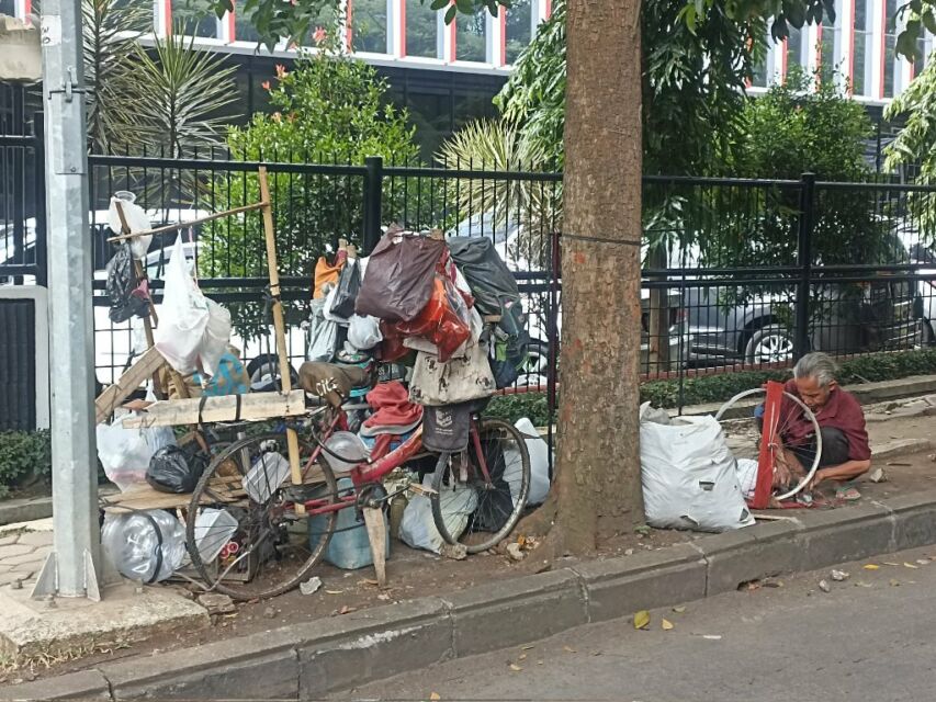 Sepeda butut milik pak Bayu