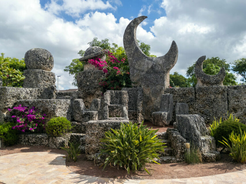 Bangunan ikonik Coral Castle di Amerika