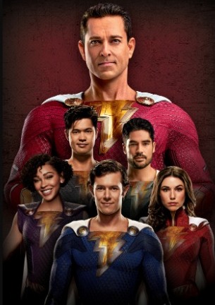 Billy dan saudaranya di Poster Shazam! via DC