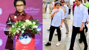 Gaya Asyik Menlu Retno Marsudi Pakai Sneakers Beda Warna, Banjir Pujian Warganet. Kece!