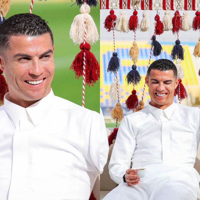 Ronaldo pakai gamis