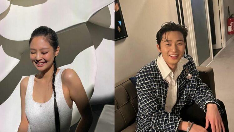 Gemasnya Kedekatan Park Seo Joon dan Jennie BLACKPINK di PFW 2023 Tuai Pujian