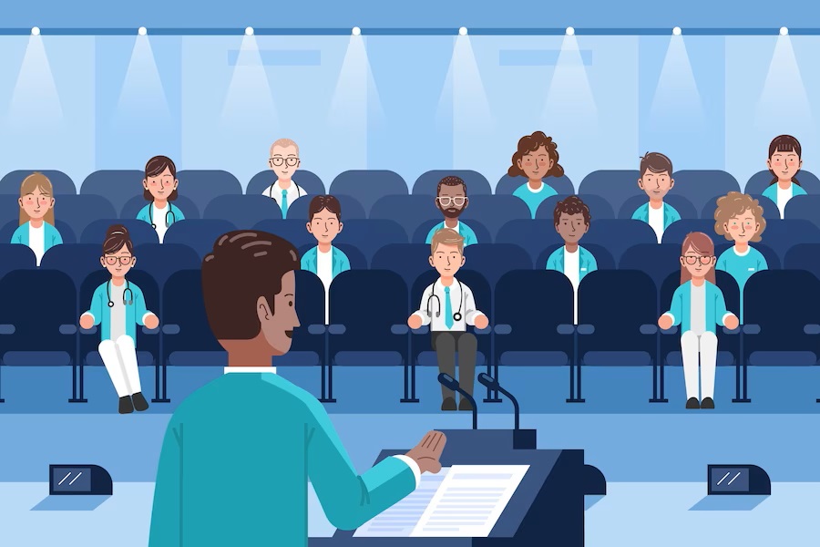 Free vector medical conference illustration by @freepik