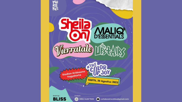 Sederet Nama Band Besar Ramaikan Merona Fest, dari The Upstairs Hingga Sheila On 7