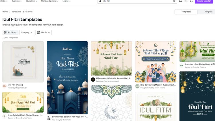 hipwee-Template Ucapan Idul Fitri Terbaik, Canva Juaranya!