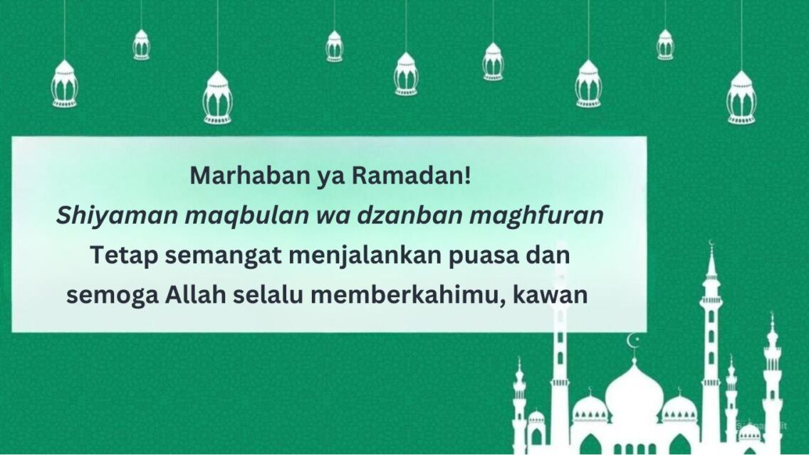 13 Ucapan Selamat Menunaikan Ibadah Puasa Ramadan 2025