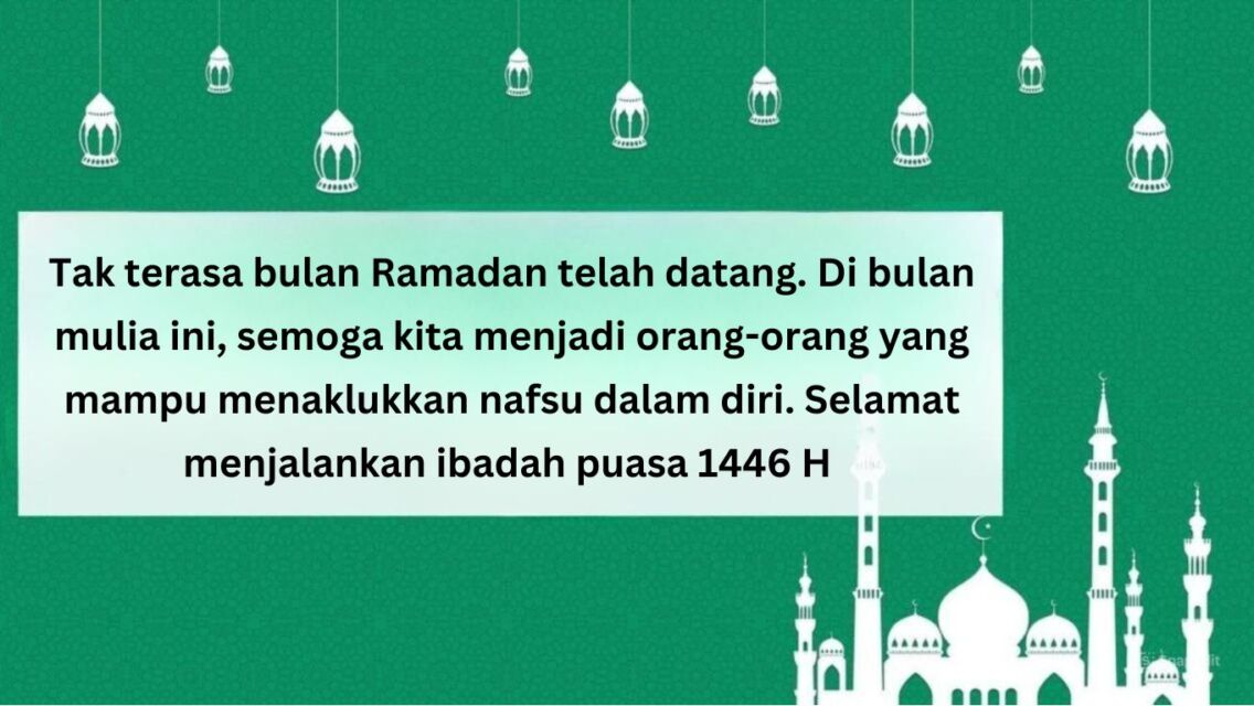 13 Ucapan Selamat Menunaikan Ibadah Puasa Ramadan 2025