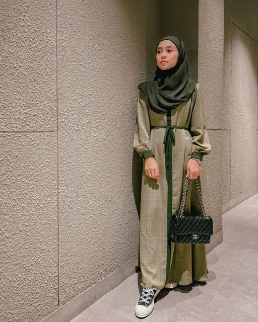 bertubuh pendek model baju gamis untuk orang pendek