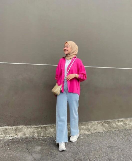 baju warna pink cocok dengan warna apa aja