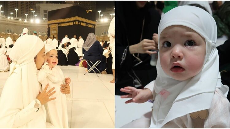 Momen Jennifer Coppen dan Kamari Laksanakan Umroh. Sang Anak “Lihat” Papa Dali Saat Tawaf