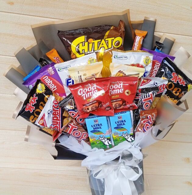 11 Contoh Buket Snack Unik untuk Wisuda, Kado Ulang Tahun, Anniversary, dll