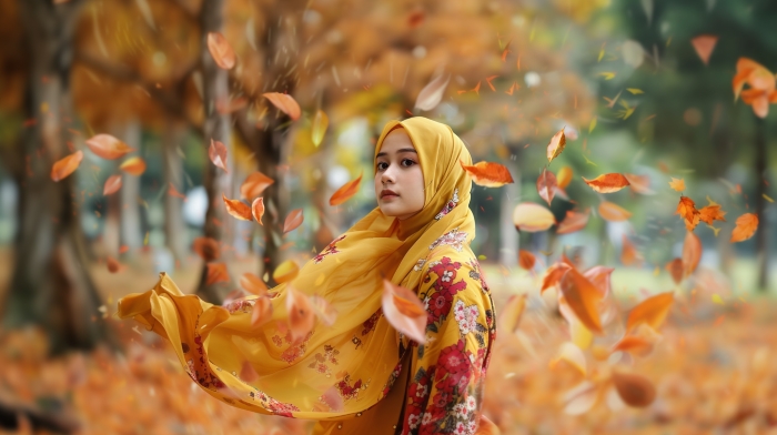 9 Warna Jilbab yang Cocok untuk Baju Kuning Mustard