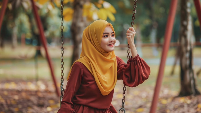 9 Warna Jilbab yang Cocok untuk Baju Kuning Mustard