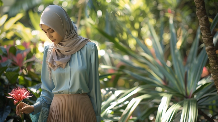 10 Ide Outfit Piknik ke Taman untuk Hijaber, Nyaman Buat Refreshing