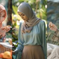 10 Ide Outfit Piknik ke Taman untuk Hijaber, Nyaman Buat Refreshing