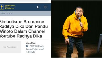 Raditya Dika Jadi Objek Penelitian Skripsi, sang Komika Kaget dengan Topik yang Dibahas