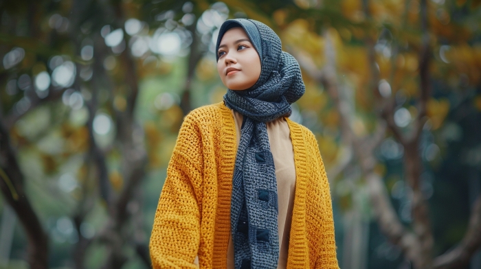 9 Warna Jilbab yang Cocok untuk Baju Kuning Mustard