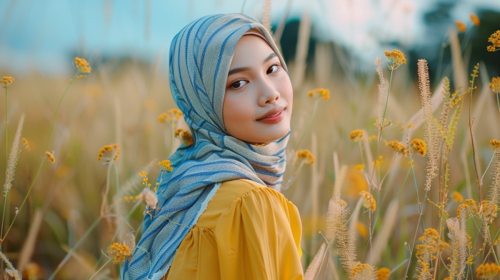 9 Warna Jilbab yang Cocok untuk Baju Kuning Mustard