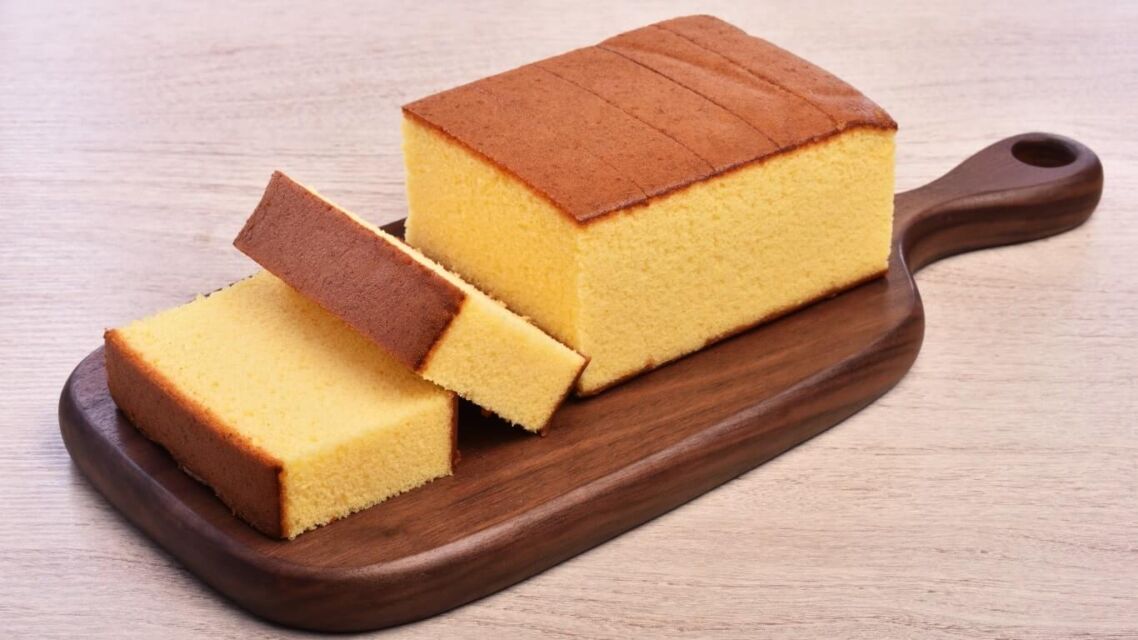 castella cake camilan natal