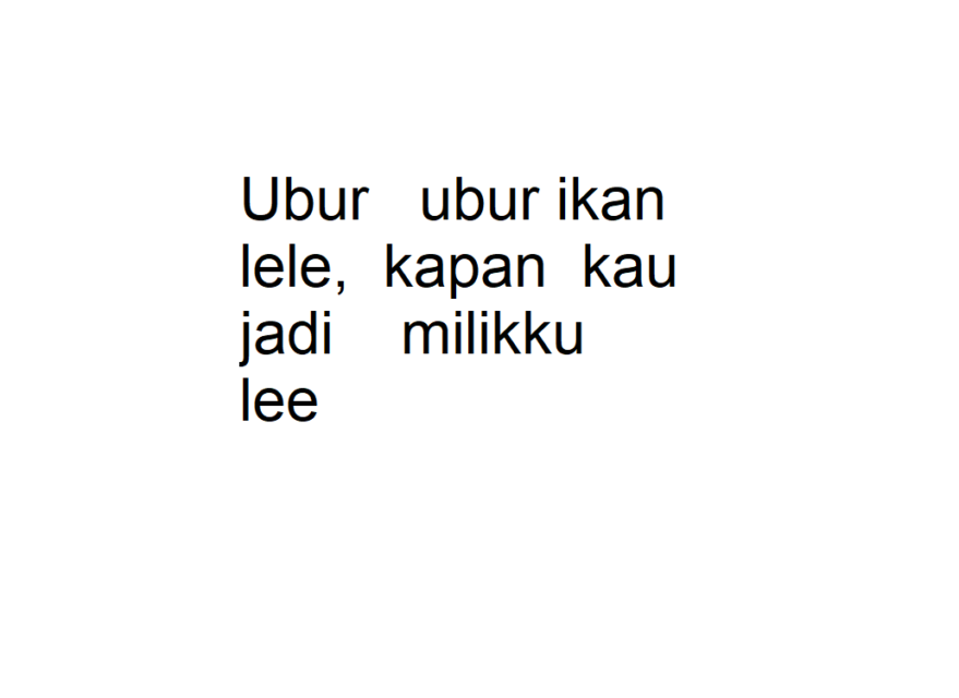 Ubur-ubur Ikan Lele, dari Mana Awal Mulanya Pantun Ini, Le?