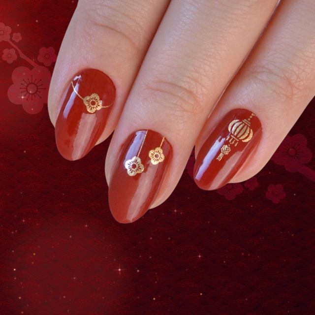 desain nail art yang simple