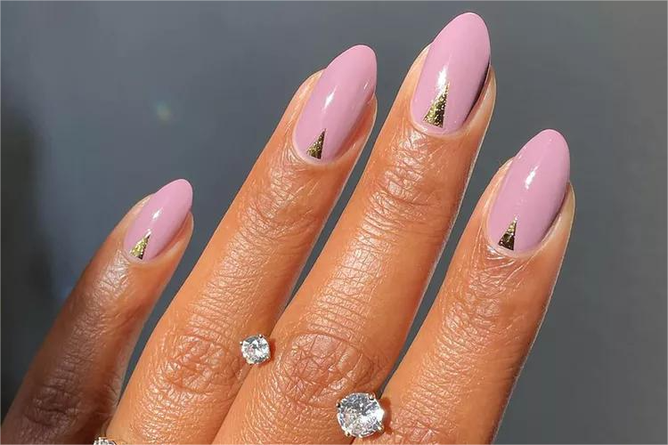 nail art mauve untuk kulit sawo matang