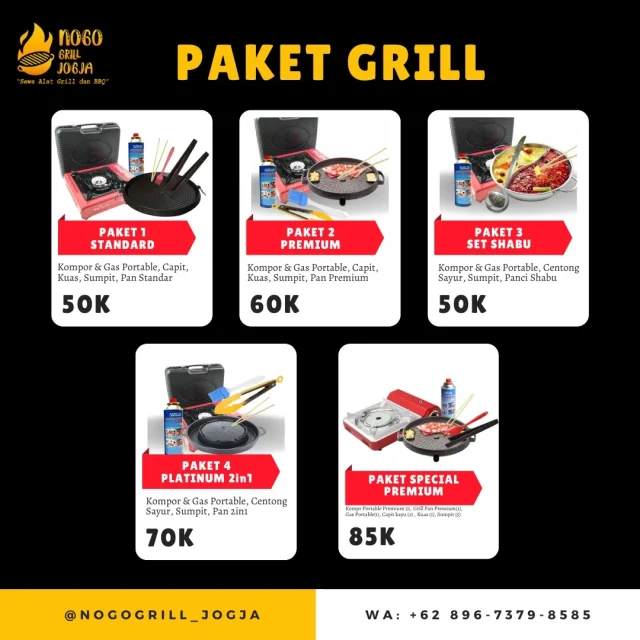 5 Rekomendasi Sewa Grill & BBQ di Jogja yang Terpercaya dengan Harga Terjangkau!